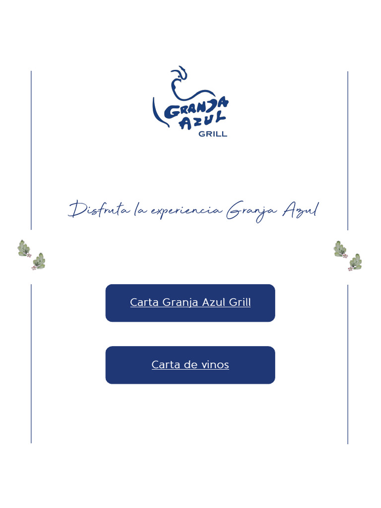 Granja Azul Grill | PDF