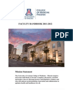 ua college of medicine-phoenix faculty handbook  2011-2012 december 10