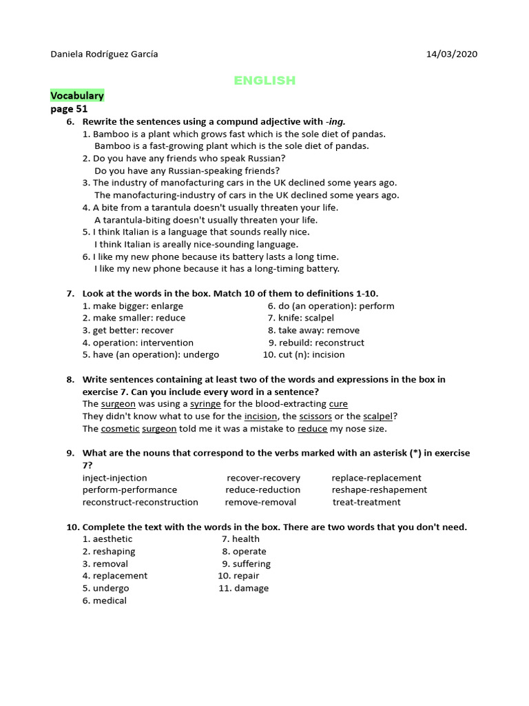 Activities Review PDF | PDF | Linguistic Morphology | Syntax