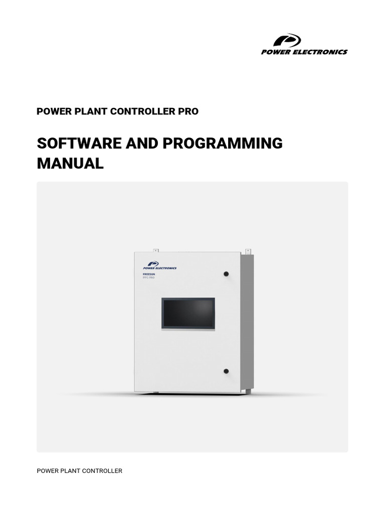 PPC Pro Power Plant Controller Manual | PDF | Power Supply | Ac Power
