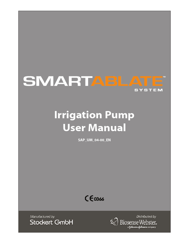 SmartAblate Irrigation Pump Manual | PDF | Electrical Connector | Mains ...