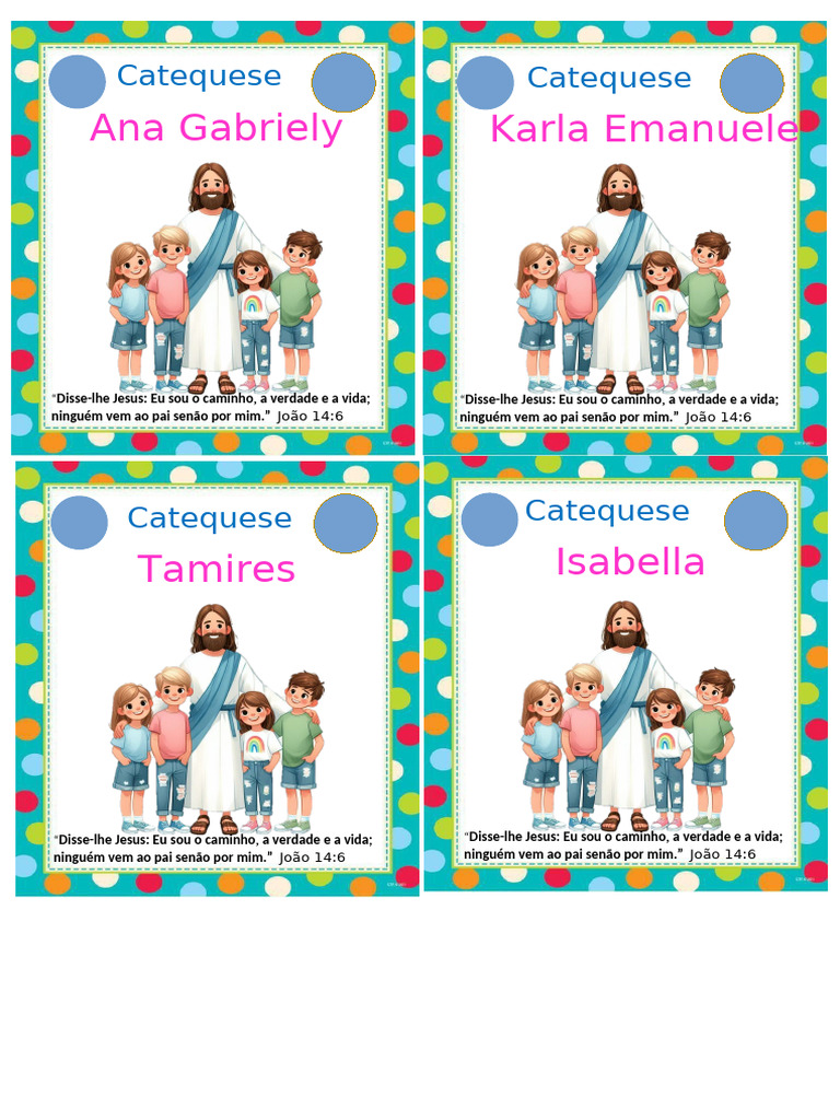 Versículo de Jesus na Catequese | PDF