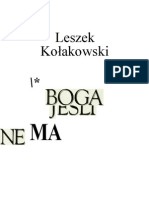 Jesli Boga Nie Ma - Leszek Kołakowski