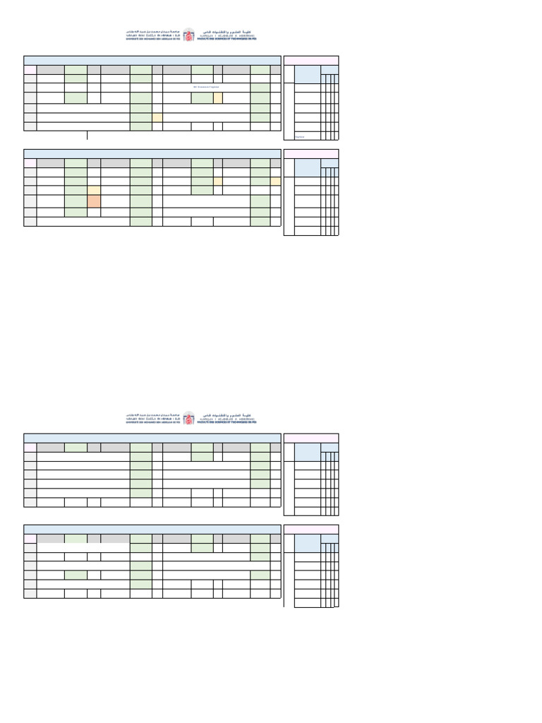 Emploi du temps Master 2024-2025 | PDF | Mathématiques appliqués ...