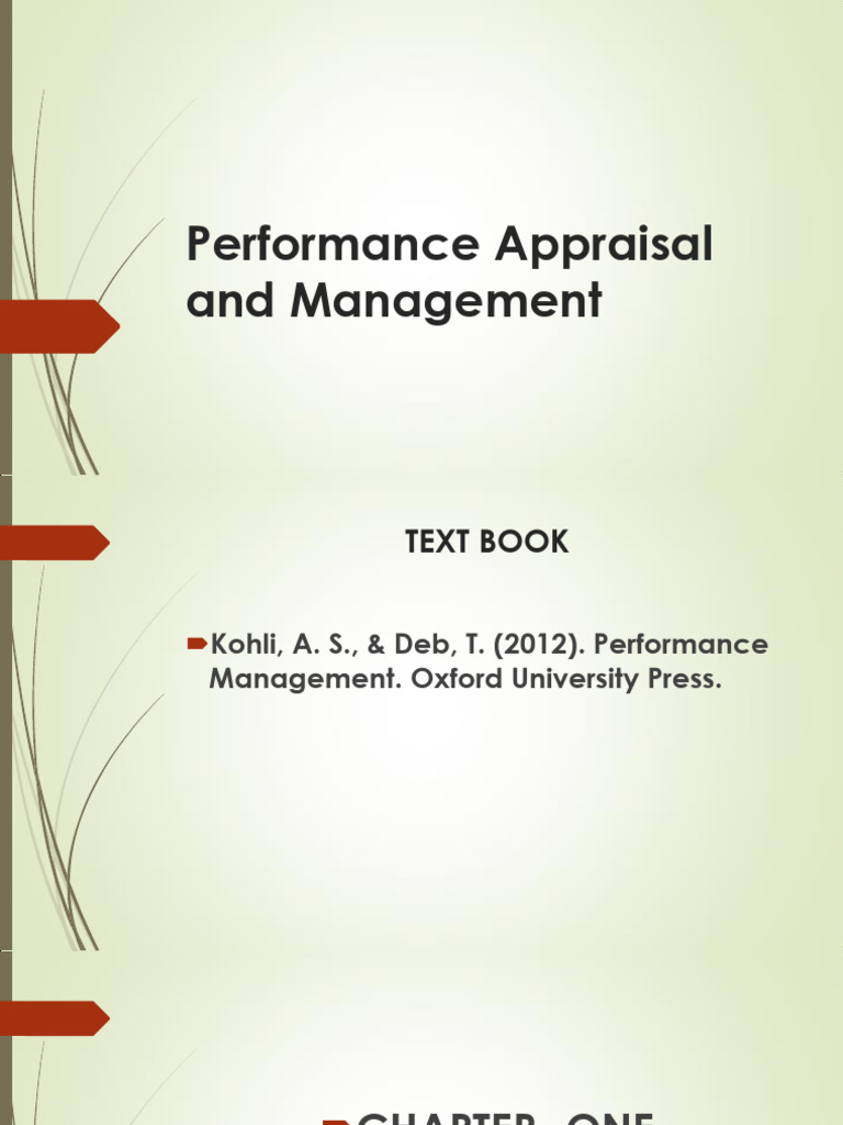 Performance Appraisal and Management | PDF | Performance Appraisal | Goal