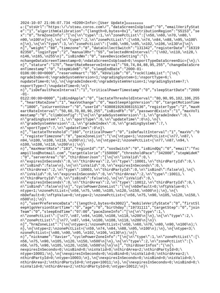User Data Update and Sync Log | PDF | Ios | Computing