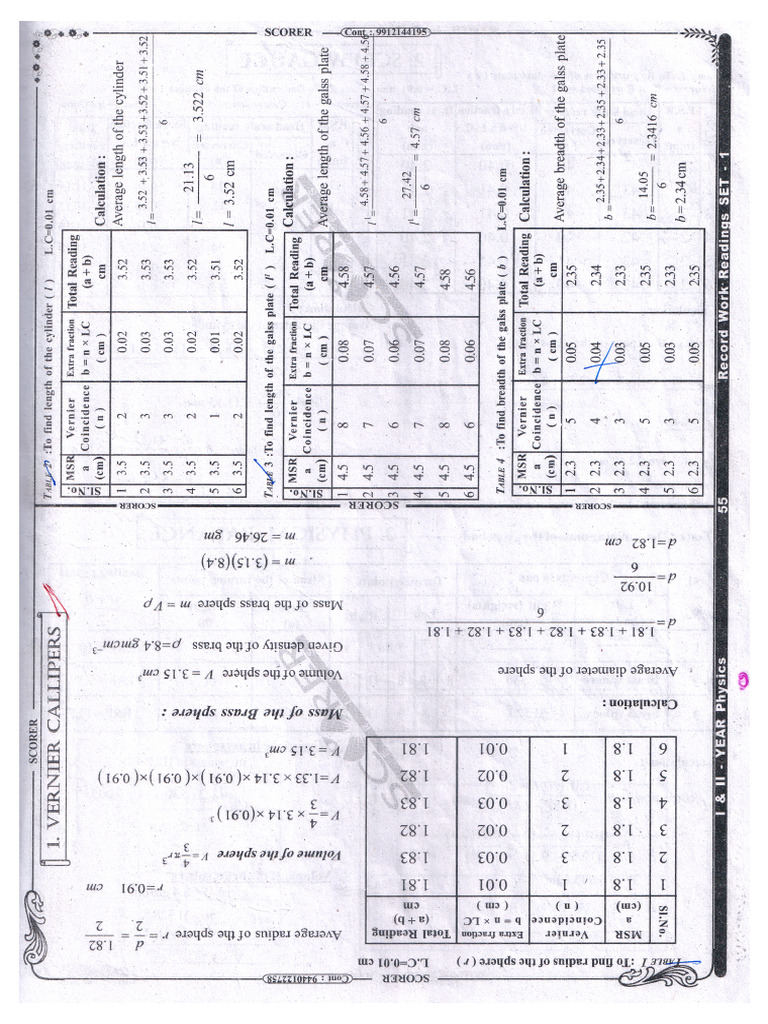 Physics Practical Manual Set 1 | PDF