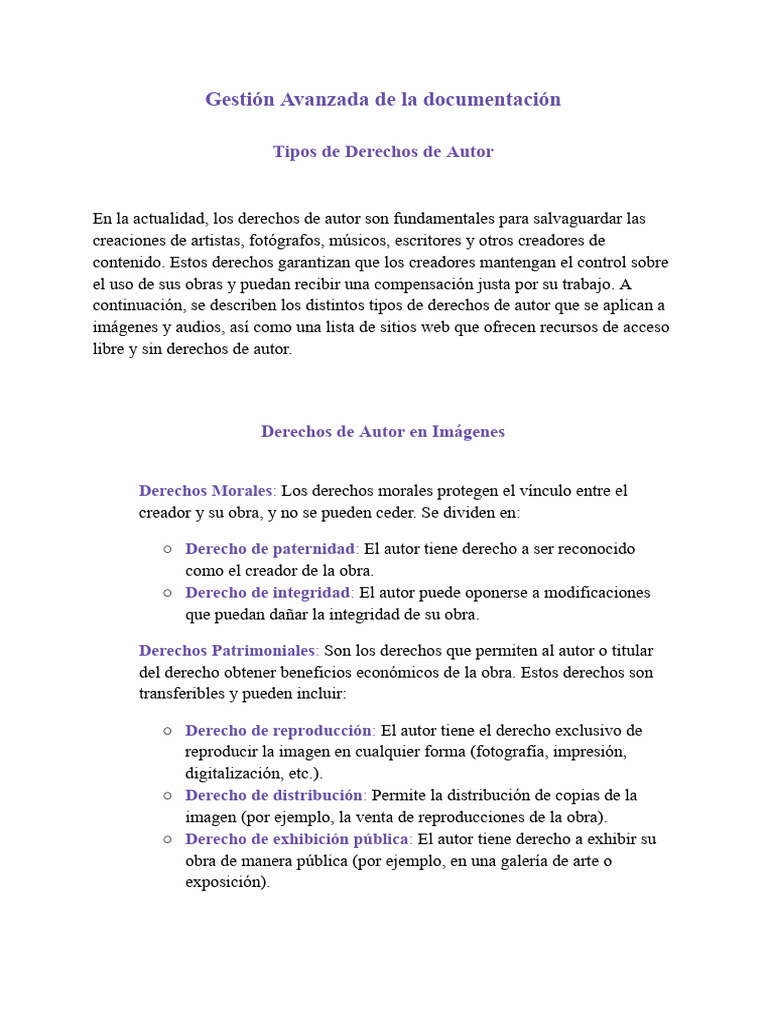 Derechos de Autor | PDF | Licencia Creative Commons