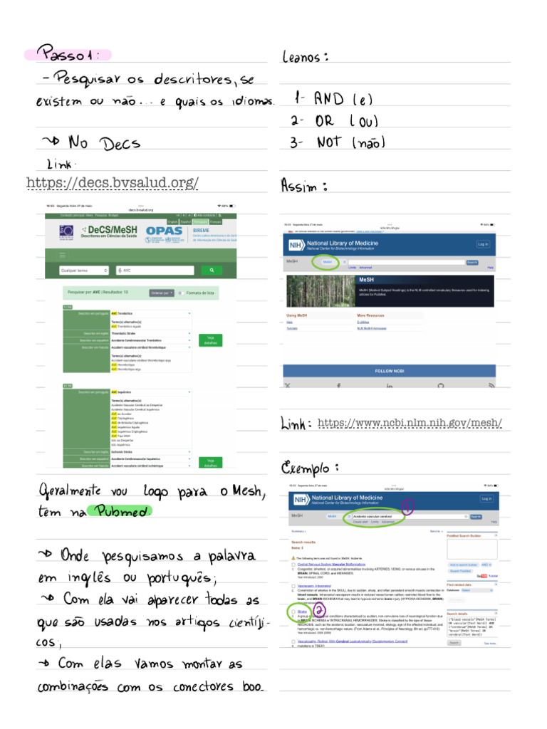 Pesquisa com DeCS e MeSH | PDF