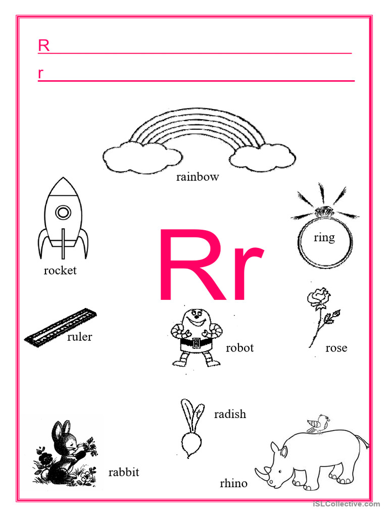 Alphabetical List of R Words | PDF