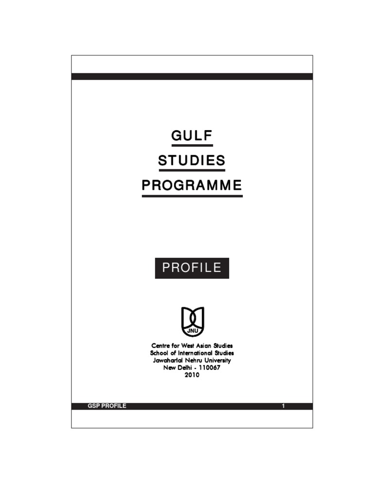 GSP@ pdf2010 | PDF | Gulf Cooperation Council | Persian Gulf
