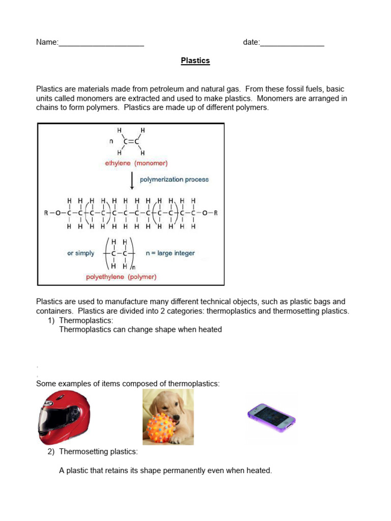 Understanding Plastics and Ceramics | PDF | Plastic | Thermoplastic