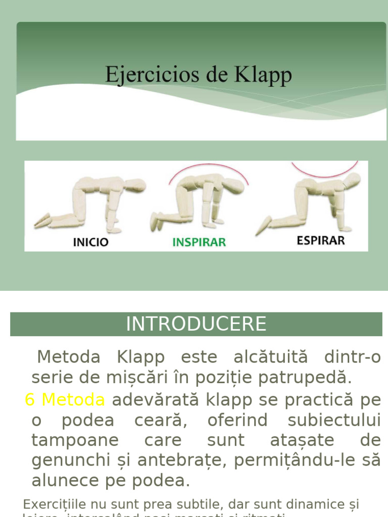 Exerciții de Klapp Și Meziers | PDF
