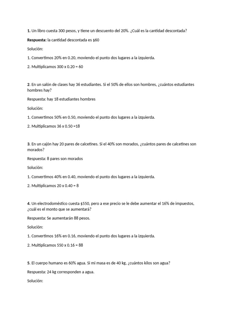 10 Problemas Matematicos | PDF
