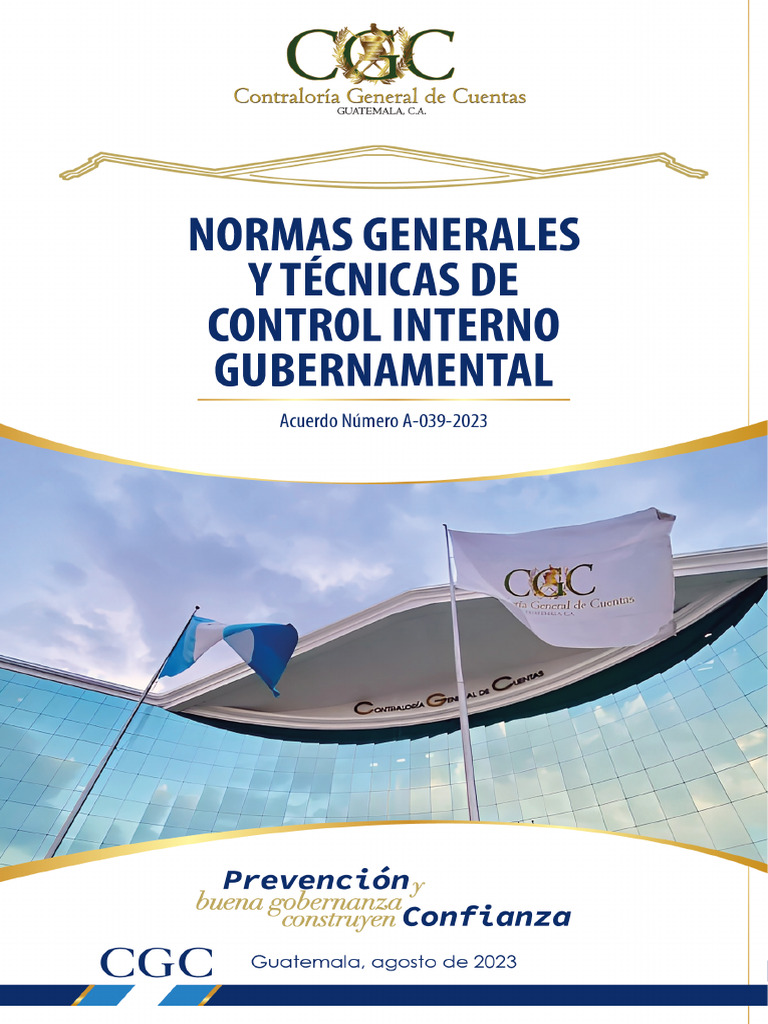 Normas de Control Interno Gubernamental | PDF | Responsabilidad | Auditoría