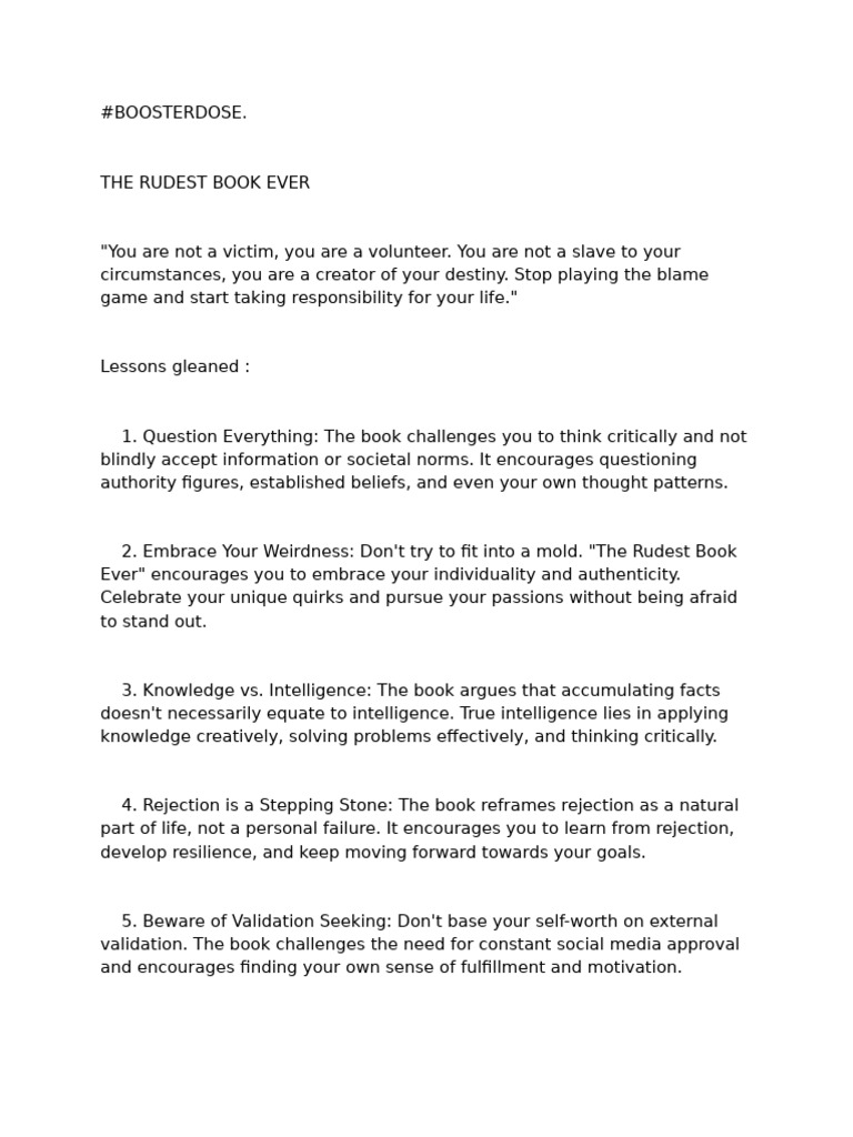 Insights from 