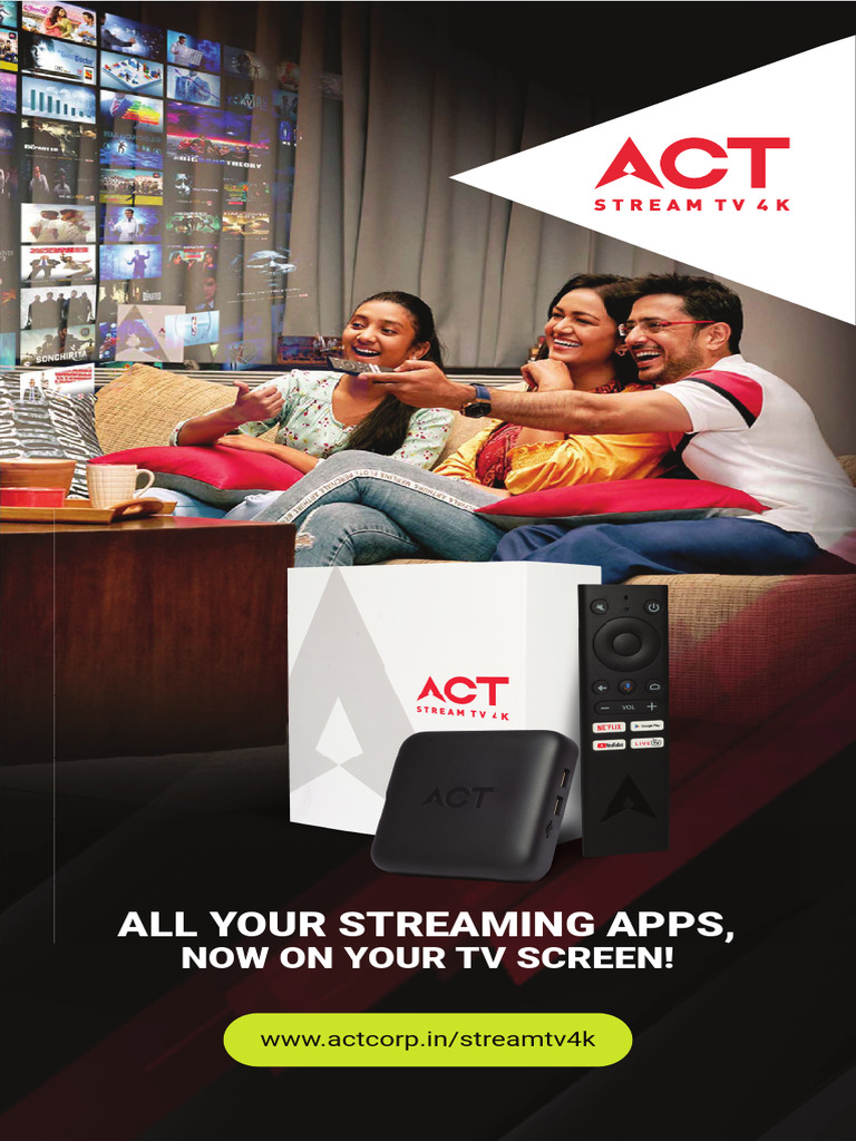 ACT Stream TV 4K: Setup & Channels Guide | PDF