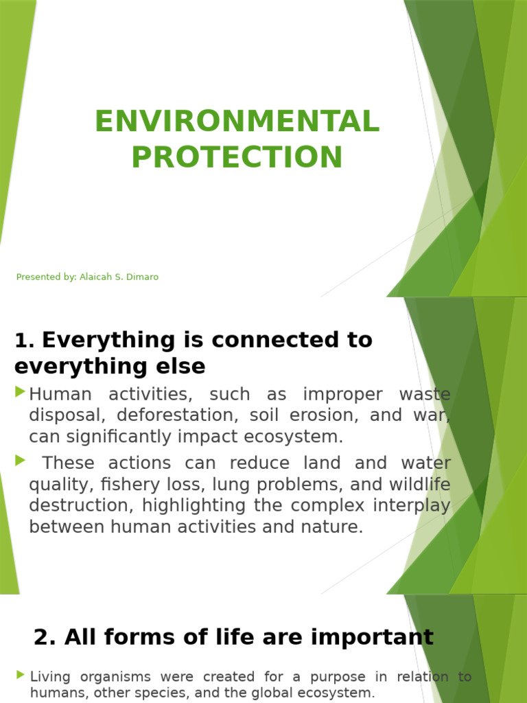 Environmental Protection | PDF | Ecosystem | Habitat Destruction