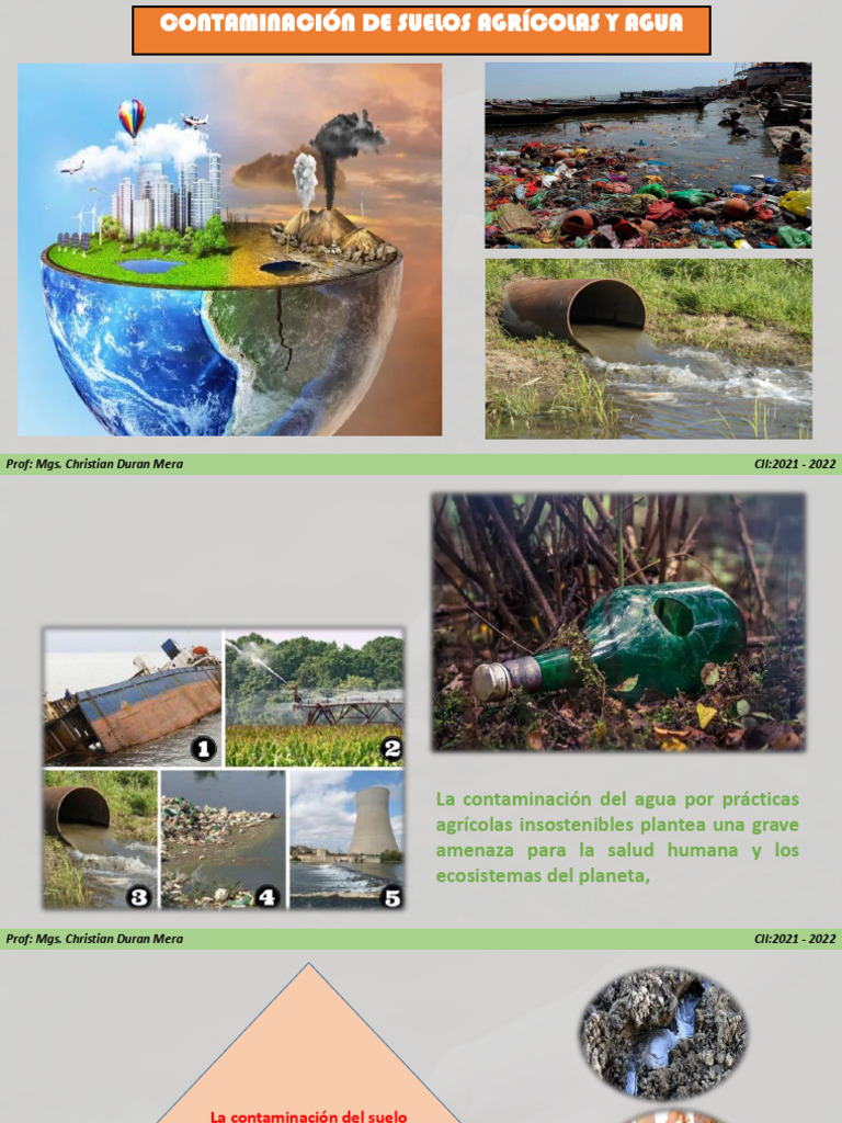 Clase 13. - Contaminacion de Suelos Agricolas y Agua | PDF ...