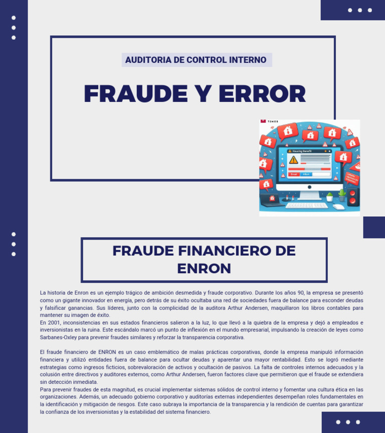fraude y error | PDF