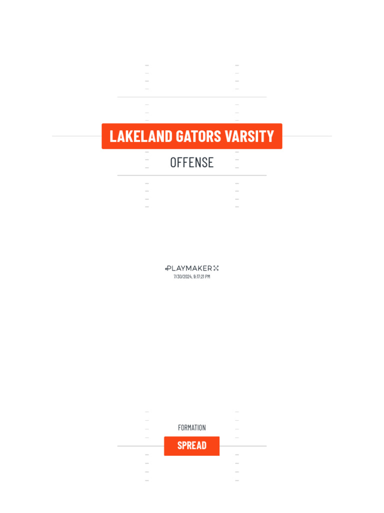 Gators Playbook Varsity | PDF | American Football