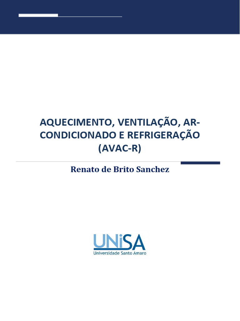 Princípios de AVAC-R e Qualidade do Ar | PDF | Gases | Solvente