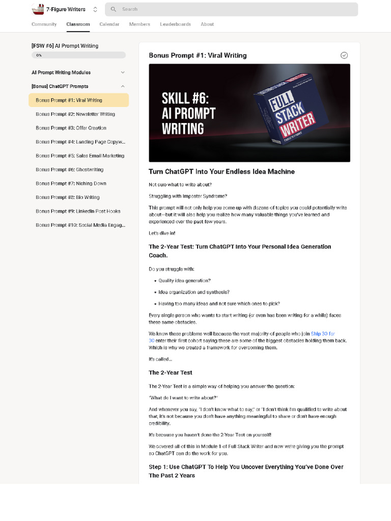 AI Writing Prompts for Content Creation | PDF | Psychology ...