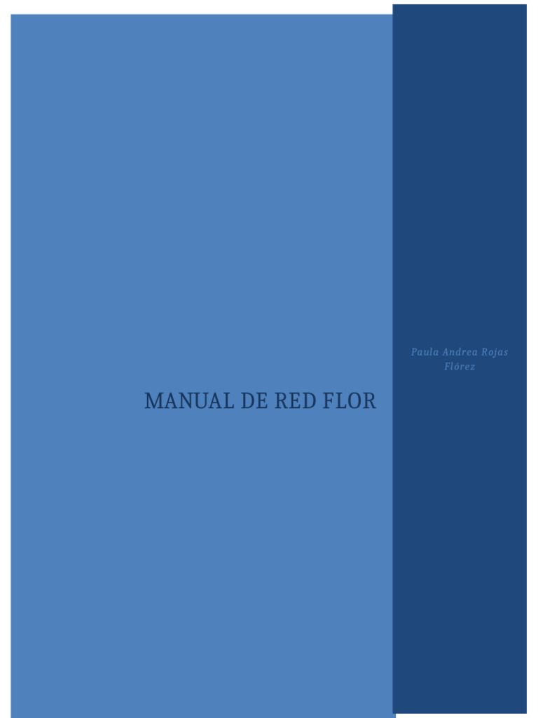 Manual de Uso de Red Flor | PDF | Código Universal de Producto ...