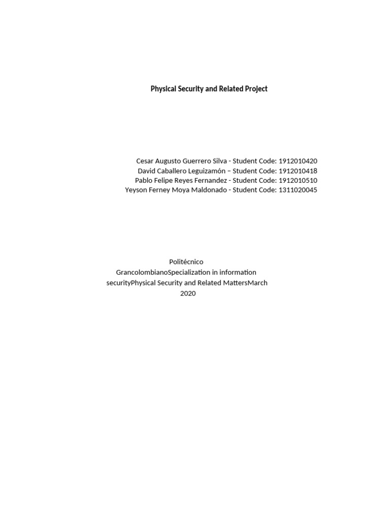 Physical Security Risk Assessment Matrix | PDF | Flood | Traffic