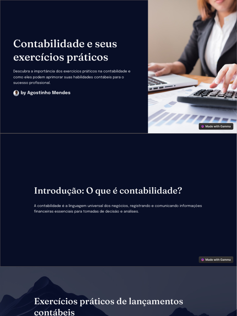 Exercícios Práticos em Contabilidade | PDF | Contabilidade | Balancete