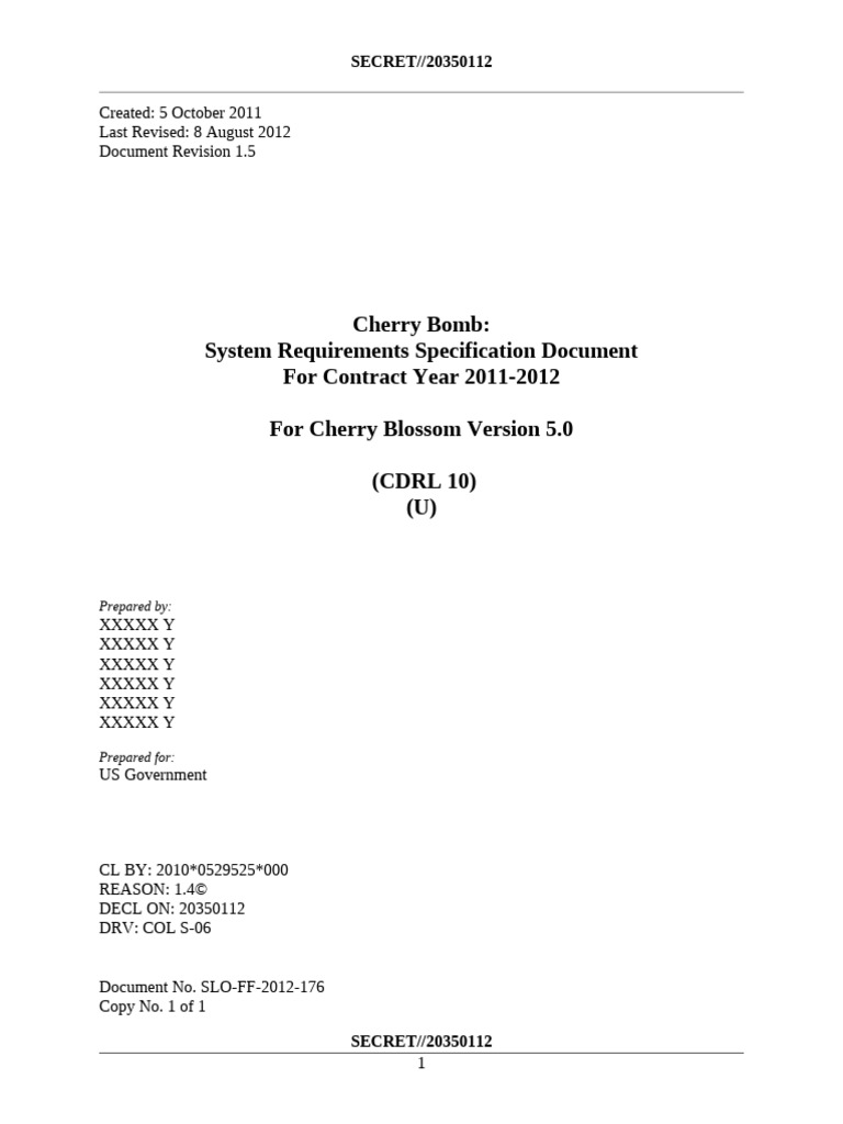 Cherry Blossom System Requirements 2011 | PDF | Unit Testing ...
