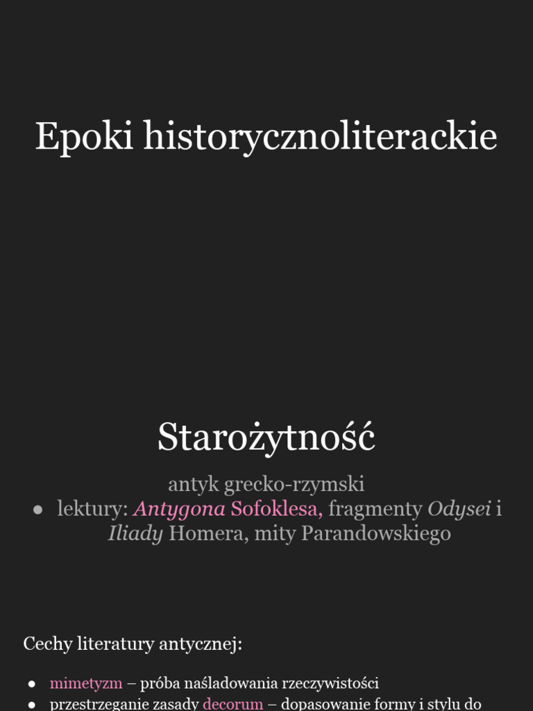 Epoki 1 | PDF