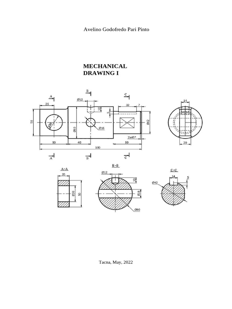 Mechanical Drawing I Part 1 | PDF | Rotation | Geometry