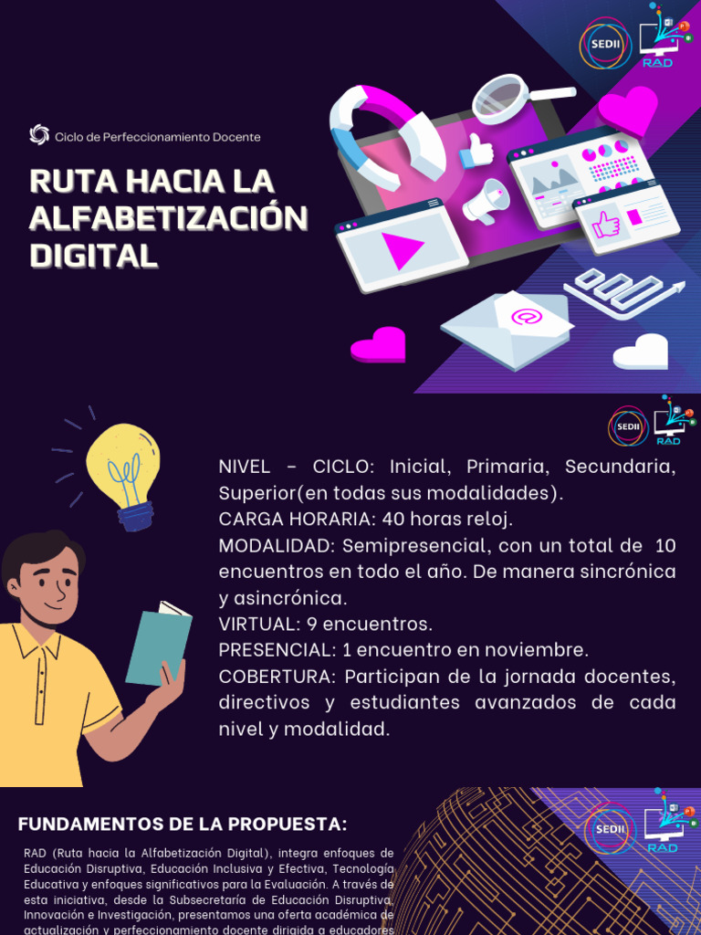 Rutas para Aprendizaje Digital | PDF | Enseñando | Tecnología de ...