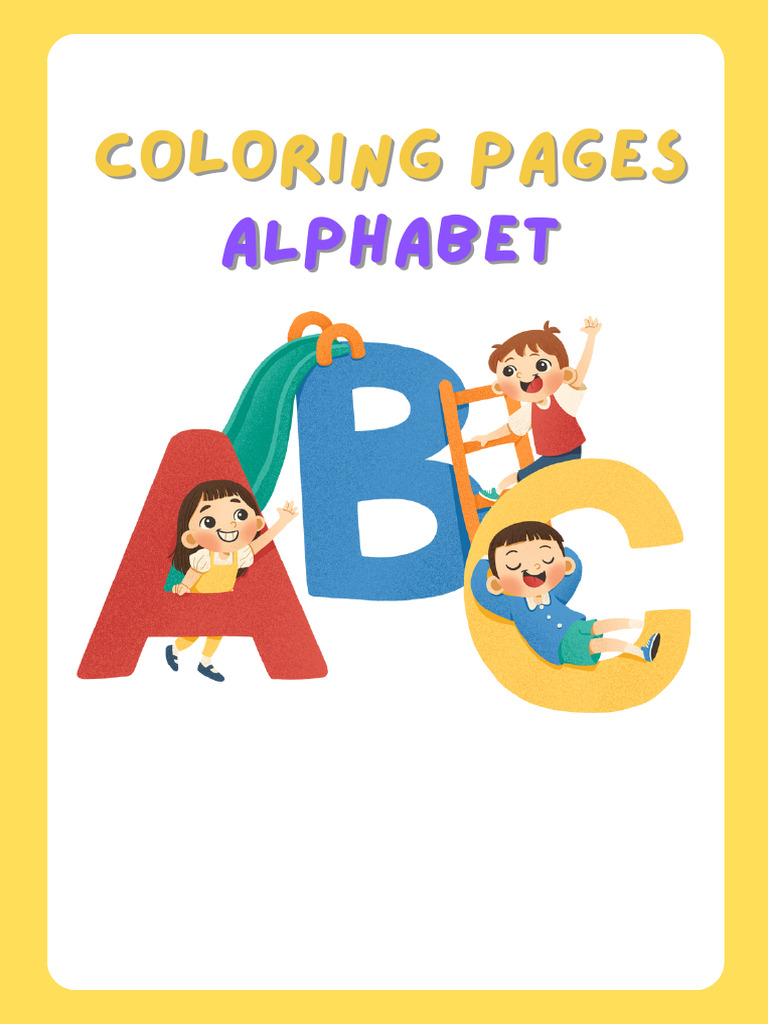 Coloring Pages - Alphabet | PDF