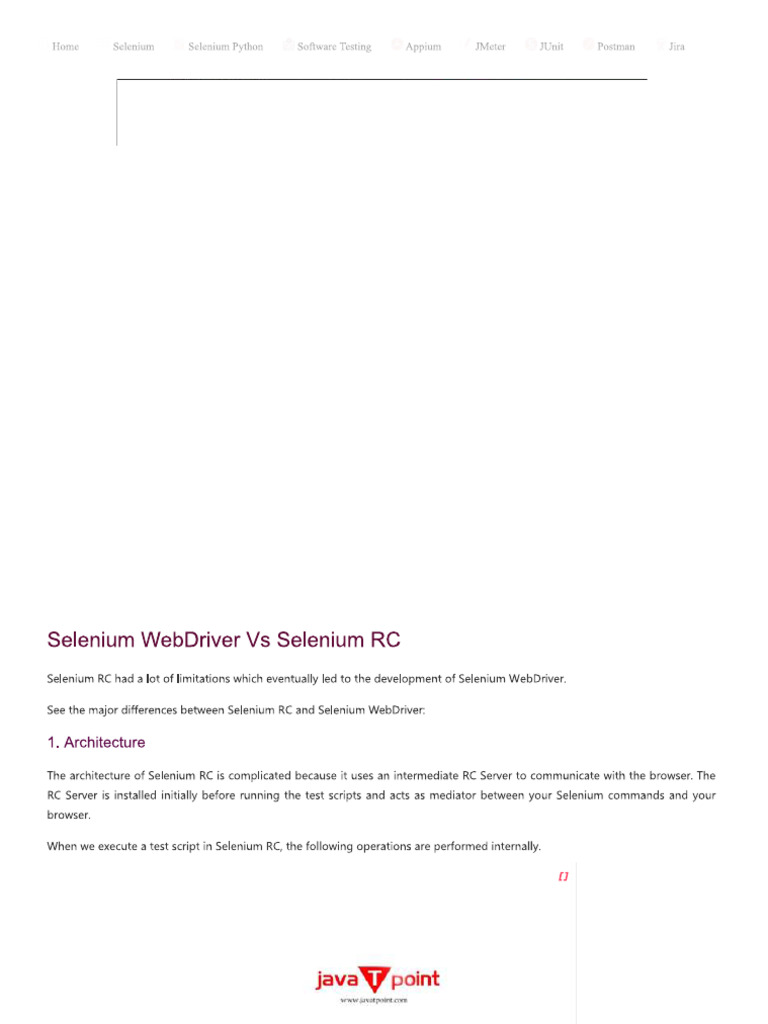 Selenium 16 | PDF