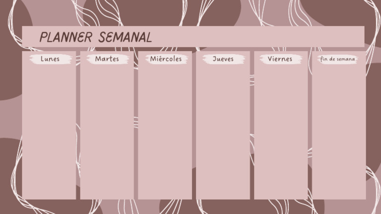 Planeador Semanal Perpetuo Nude Organico | PDF