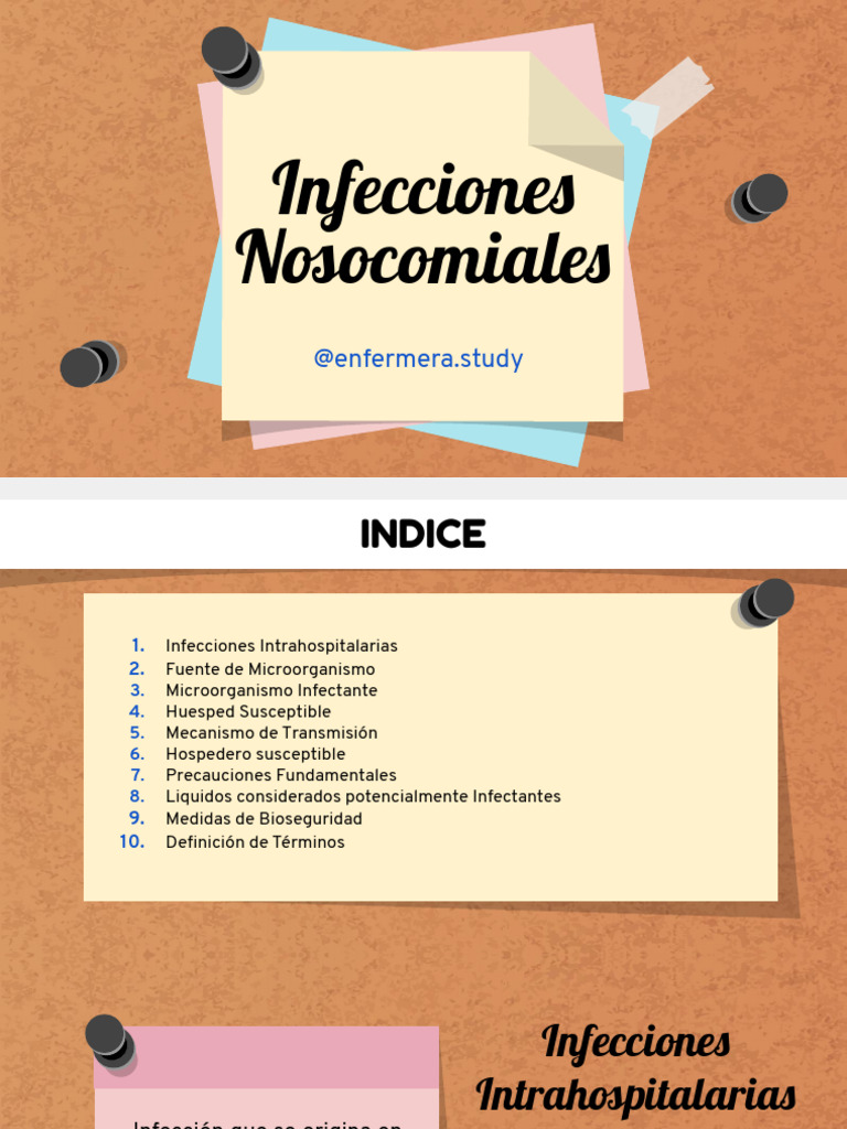 Infecciones Nosocomiales Pdf Infección Infección Adquirida En El