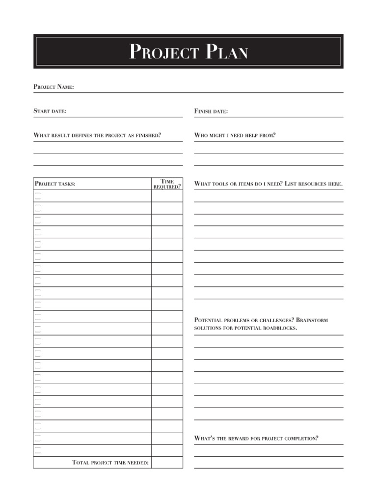 Project Planning Template2 | PDF