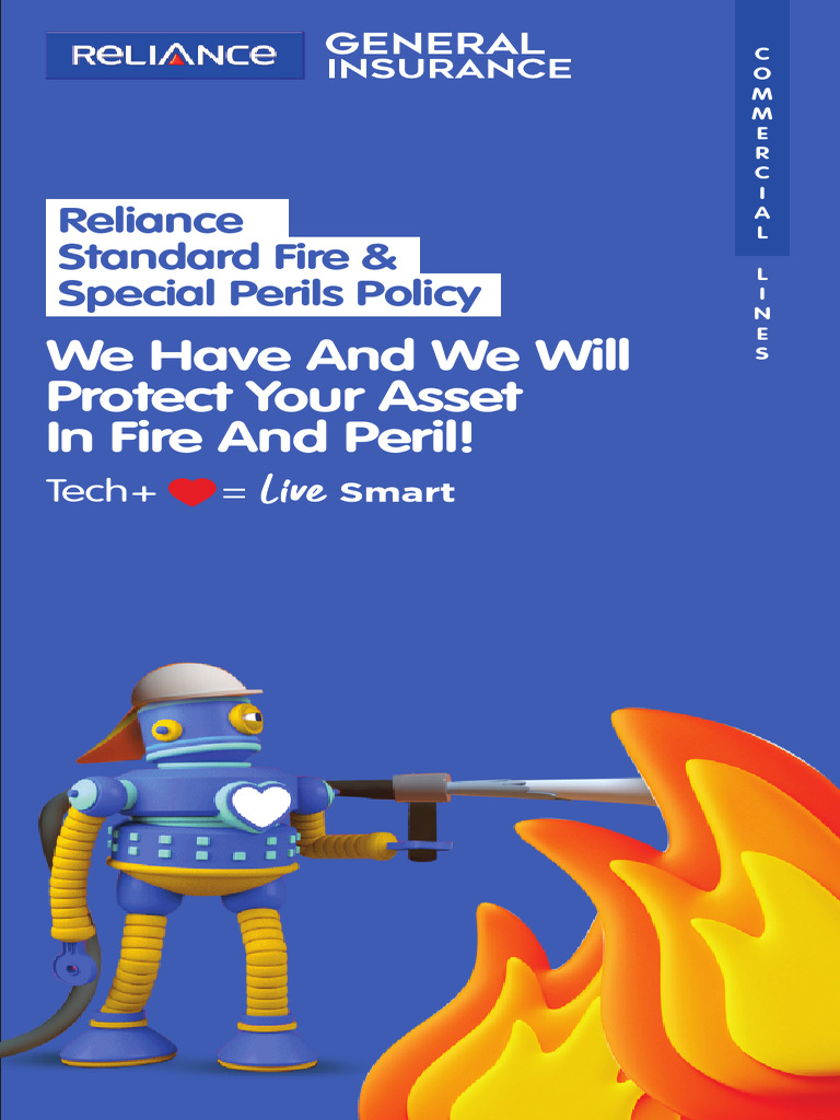 Reliance Fire & Special Perils Policy | PDF | Insurance