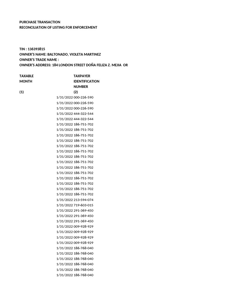 Vmbfood SLSP | PDF