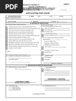 GSWS Leave Application Form | PDF