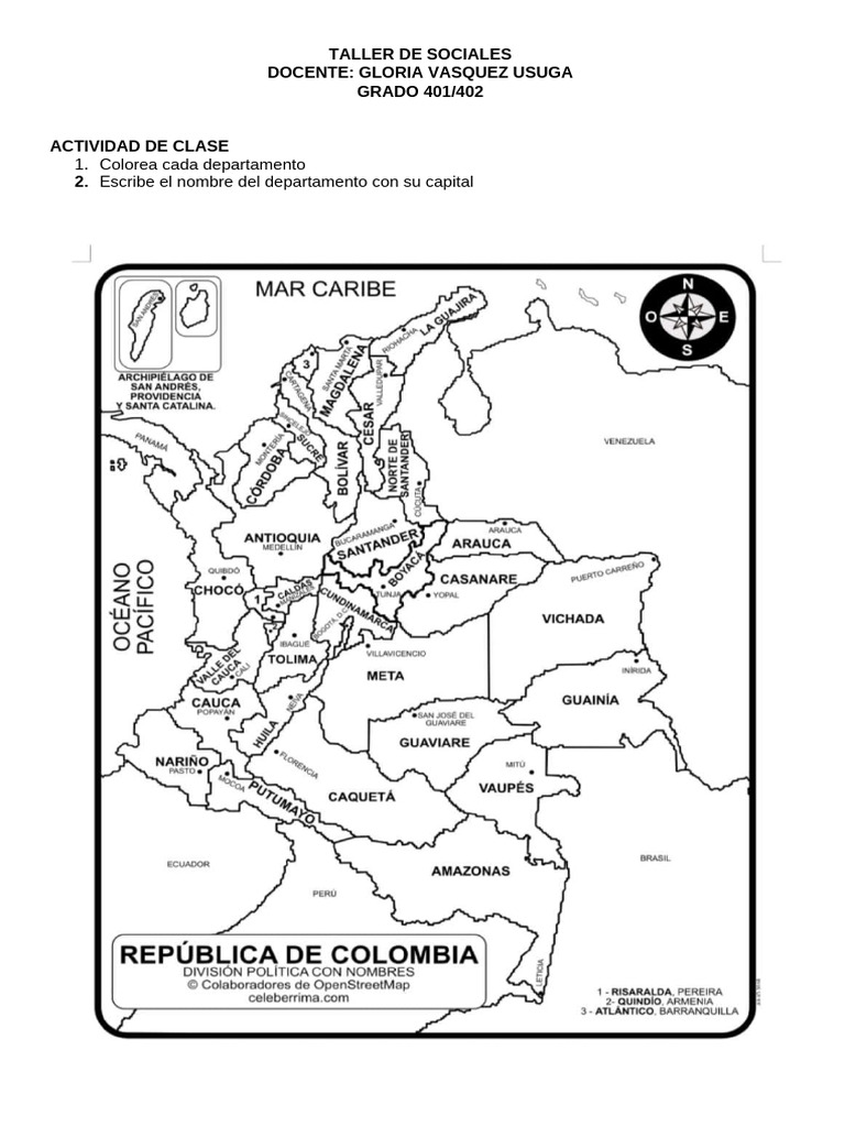 Taller de Sociales Grado 4 PDF | PDF