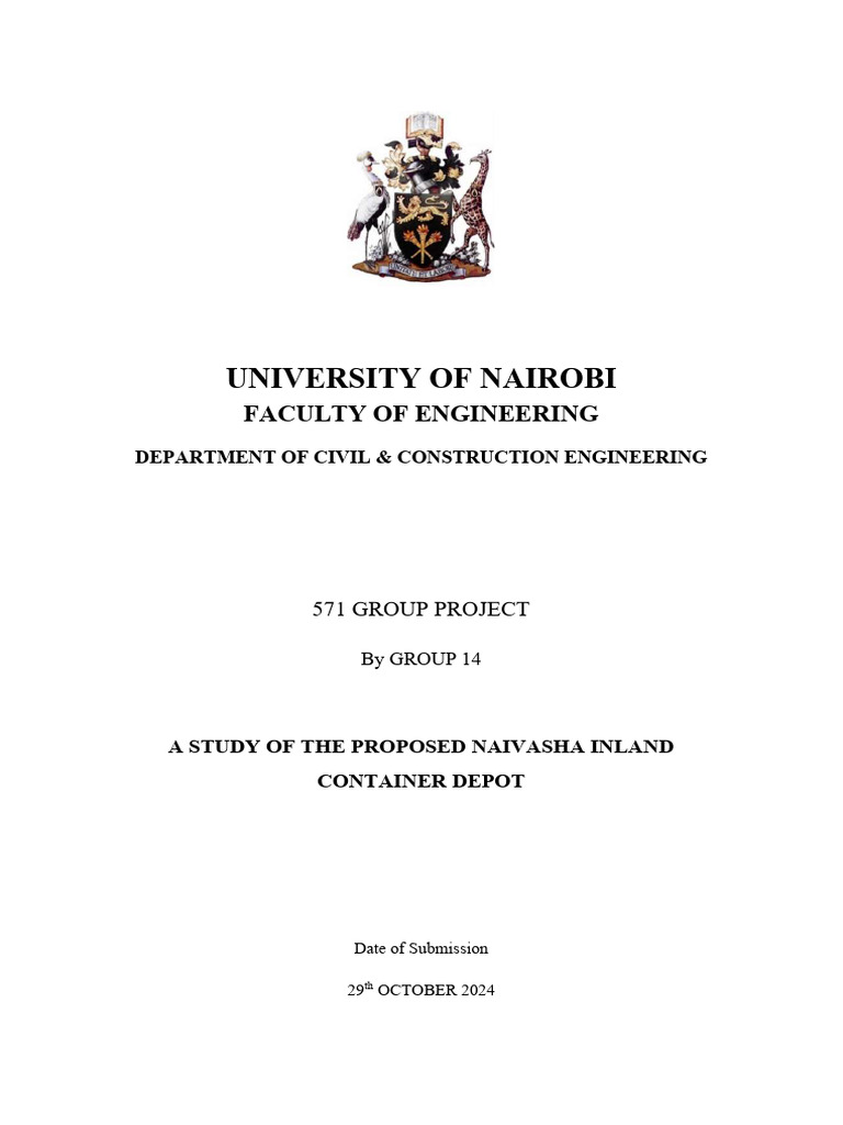 FCE 571 Group 14 Term Paper Submitted 29102024 | PDF | Transport | Flood
