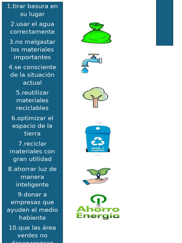 Consejos para Cuidar el Medio Ambiente | PDF