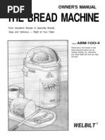 Download Welbilt ABM 100 Bread Machine Manual by doc57820 SN82220522 doc pdf