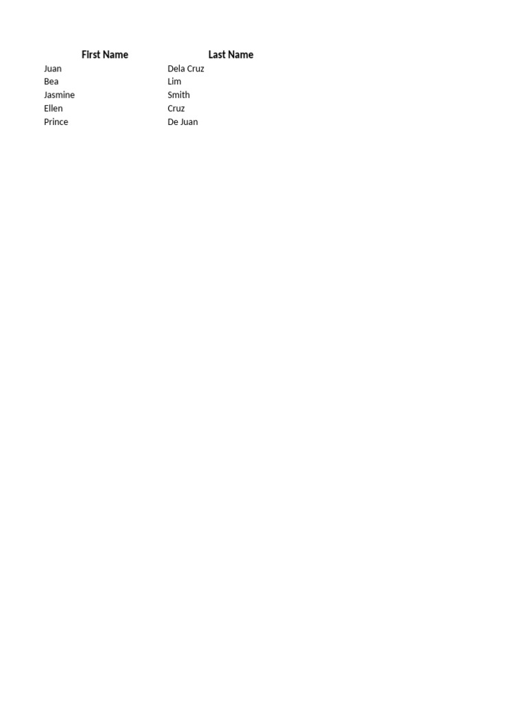 Concatenate database pdf