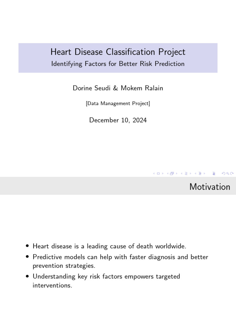 Heart Disease Risk Prediction Model | PDF | Receiver Operating ...