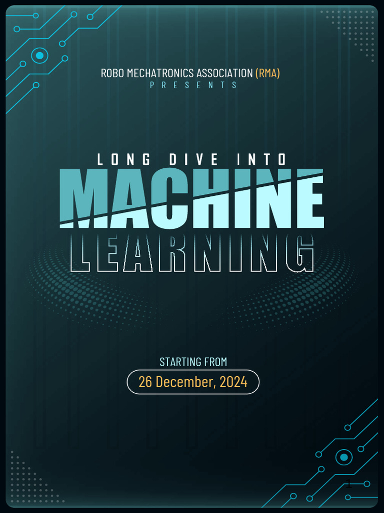 RMA Machine Learning Workshop 2024 | PDF | Machine Learning ...
