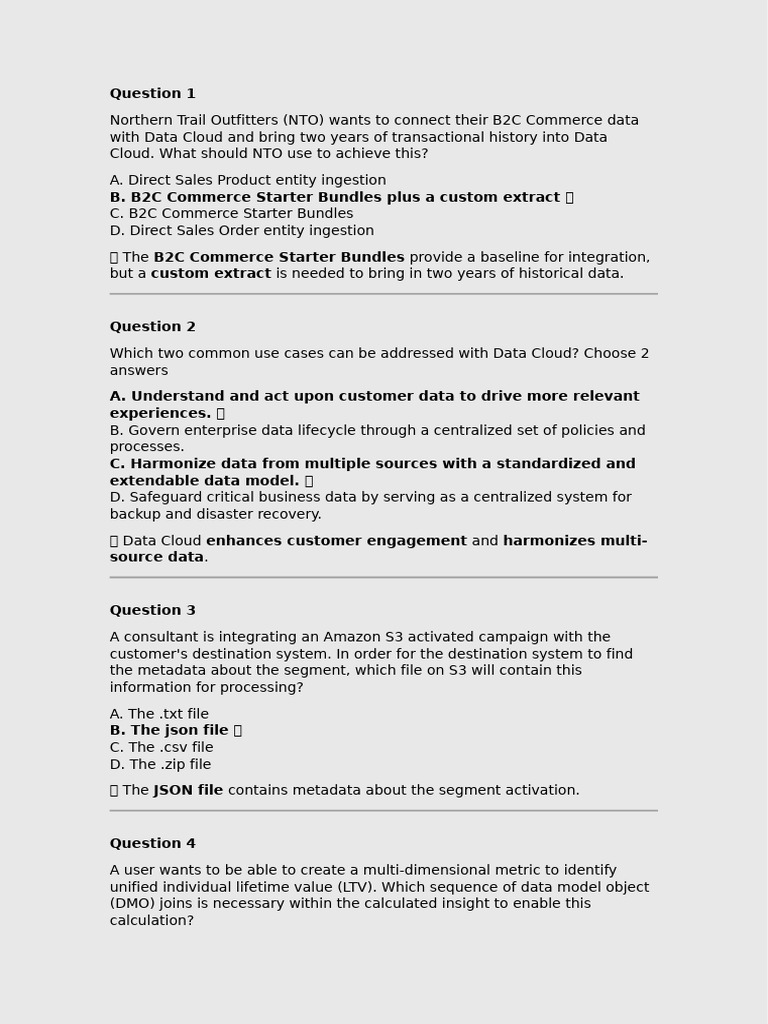 Data Cloud Integration and Use Cases Guide | PDF | Cloud Computing ...